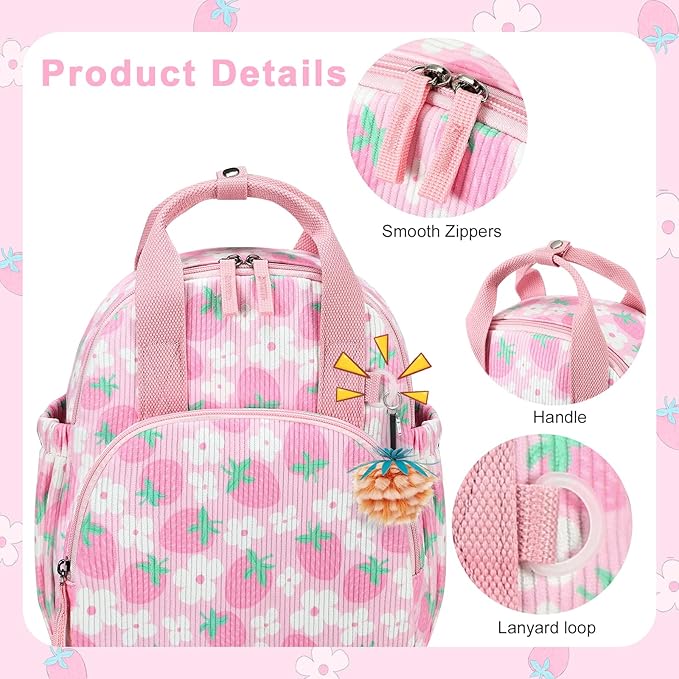 Bluboon Toddler Backpack for Girls Boys 2-4 Cute 12" Preschool Kindergarten Backpacks Kids Daycare Bags School Trave, toddler girl gifts, 2 3 4 Year Old Girl Gifts