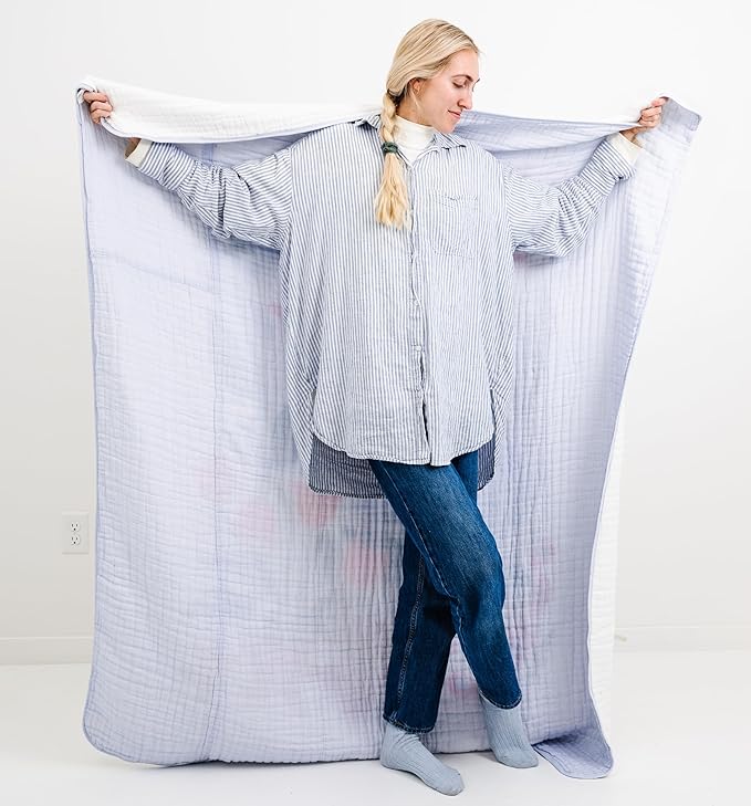 CLEMENTINE KIDS Twin Muslin Throw Blanket (Cottage Garden)