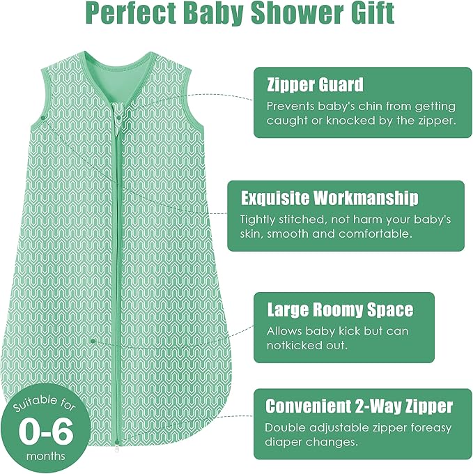 SWEET DOLPHIN Baby Sleep Sack - 100% Cotton