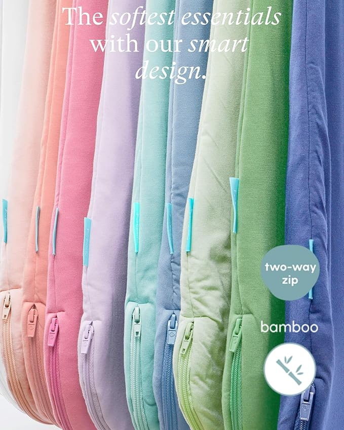 PurComfy Extra-Long Toddler Sleep Sack, Premium Bamboo Viscose Winter Sleeping Bag Supersoft 2.5 TOG Heavy Wearable Blanket 3T-4T-5T