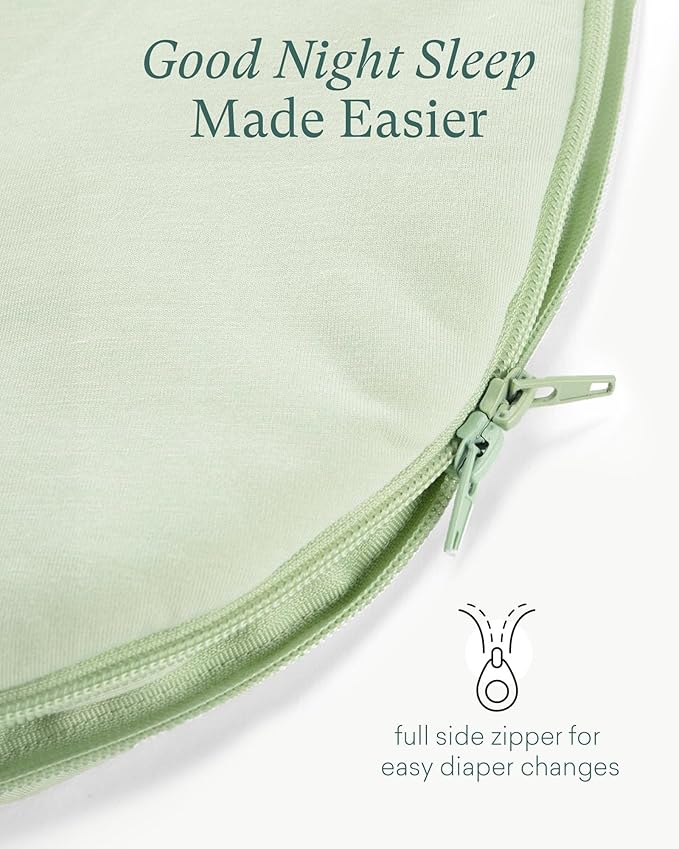PurComfy Supersoft Baby Premium Bamboo Viscose Long-Sleeve Wearable Sleeping Bag Sack Blanket 1.0 TOG