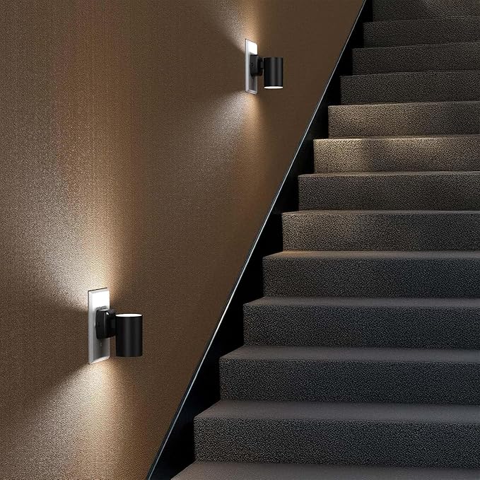 NOVELUX ETL Certified 5700K Night Light Plug in, Modern Night Lights Plug into Wall, Dusk to Dawn Sensor LED Nightlight, Cool White, Adjusted Brightness, Night Light for Kids,Hallway,Stairway, 2 Pack