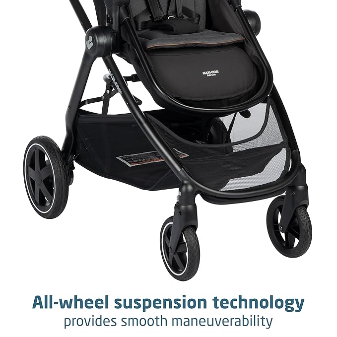 Maxi-Cosi Zelia™ Luxe 5-in-1 Modular Travel System in New Hope Black
