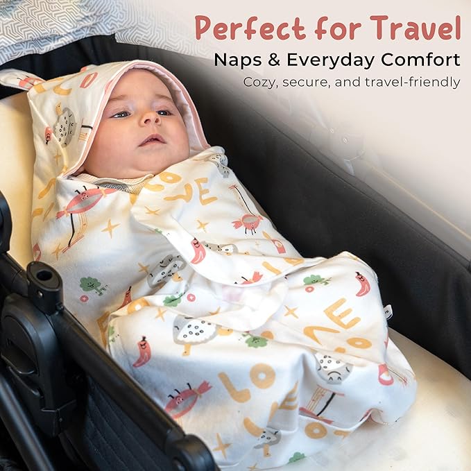 Sleep Sack 0-3 Months: 3-Way Adjustable Swaddles for Newborns, Baby Essentials, 100% Cotton Lining with Polyester Fabric, Perfect Newborn Swaddle Blanket for New Moms
