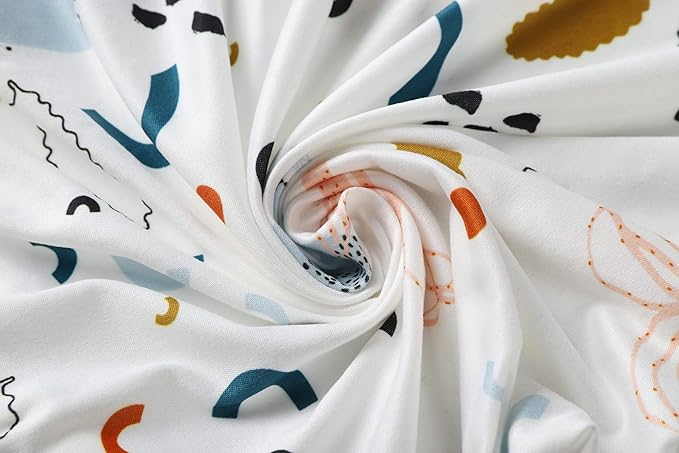 Onacosht Bassinet Sheets 3 Pack for Baby Boy and Girl, Soft Stretchy Universal Fitted Sheet Set for Oval Rectangle Hourglass Bassinet Mattress, Elephant Fox Lion Bear Giraffe Zebra Printing