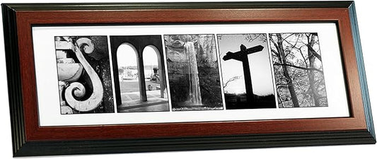 Creative Letter Art Personalized Sign in Nature Themed Alphabet Photograph Letters for Personalized Gift, Wedding, Graduation, Anniversary, Baby Name or any Occasion