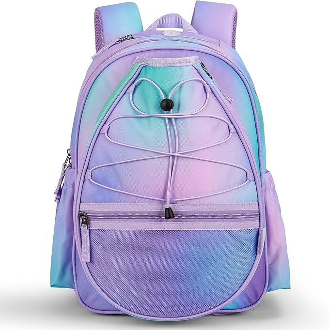 Choco Mocha Kids Tennis Bag Kids Tennis Backpack Youth & Junior Tennis Bag 16 Inch