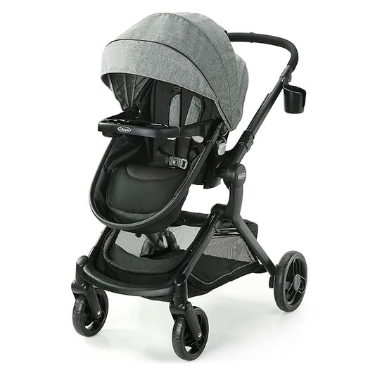 Graco Modes Nest Baby Stroller, 3 Modes: Adjustable Slide2Me Infant Car Seat Carrier, Infant Pramette, to Toddler Stroller, Nico