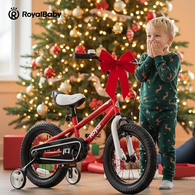 RoyalBaby Kids Bike Freestyle Classic & EZ Balance Pedal Switchable Bicycle, 12 14 16 18 Inch, 3-10 Years Toddler to Big Kids