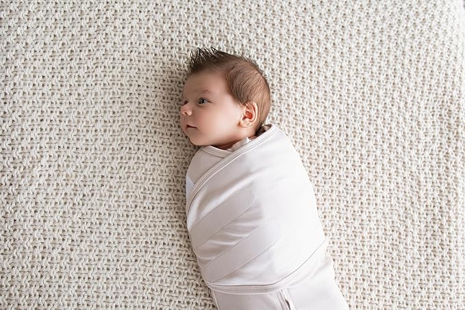LullaBaby "Double Dream Swaddle: Exclusive Dual Wing Design, Pediatrician-Endorsed, Ultra-Soft Cotton, 2-4 Months, 12-20 lbs - Primrose Pink