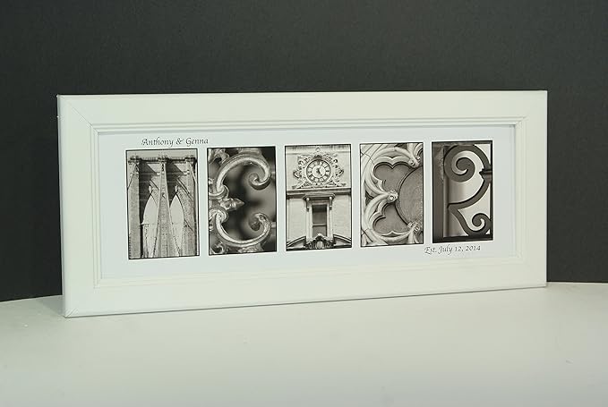 Creative Letter Art Personalized Sign in Nature Themed Alphabet Photograph Letters for Personalized Gift, Wedding, Graduation, Anniversary, Baby Name or any Occasion