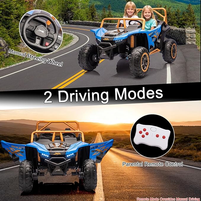 Electric 24V XXXL,2-Seater Licensed Arctic Cat Kids Ride on UTV,Race-Styled Pedals & Rubber Wheels,Variable Speed