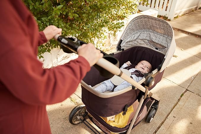 Safety 1st Deluxe Grow and Go Travel System Stroller and Car Seat Combo, 8-in-1 Car Seat, Weight Capacity 4-30 lbs, High Street