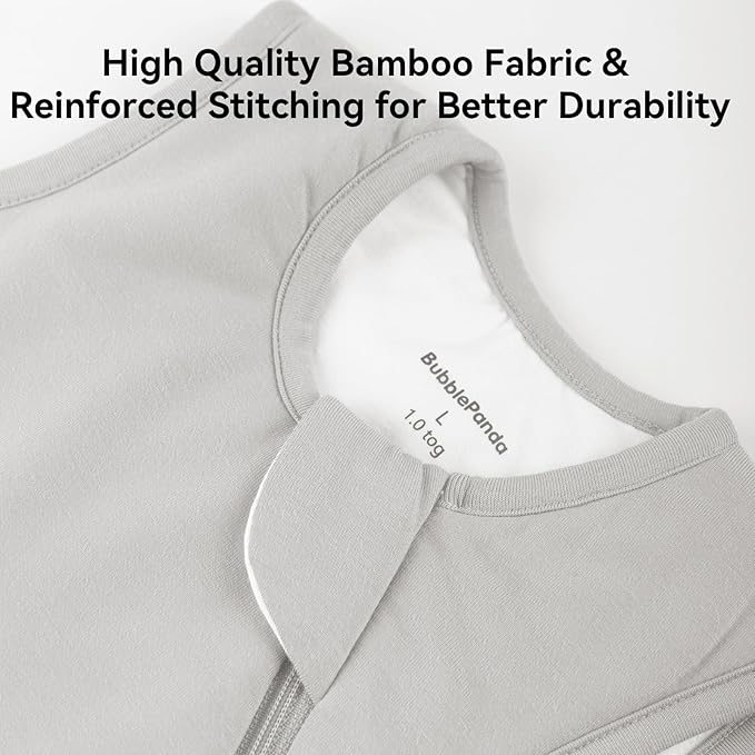 Rayon Made from Bamboo Sleep Sack 24-36 Months 2.5 Tog Winter Warm Ultra Soft Baby Wearable Blanket 3t Toddler Sleep Sack for Babies Unisex Girl Boy 2-Way Zipper Quilted Thick Baby Sleeping Bag