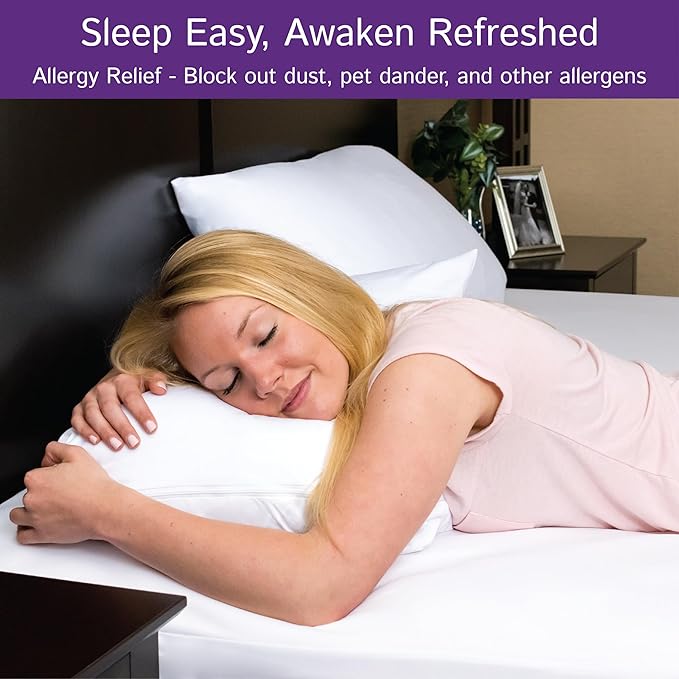 California King Size Waterproof Mattress Protector - Fitted Sheet Style Mattress Cover - Hypoallergenic, Breathable, Noiseless, Protects Against Dust, Allergens