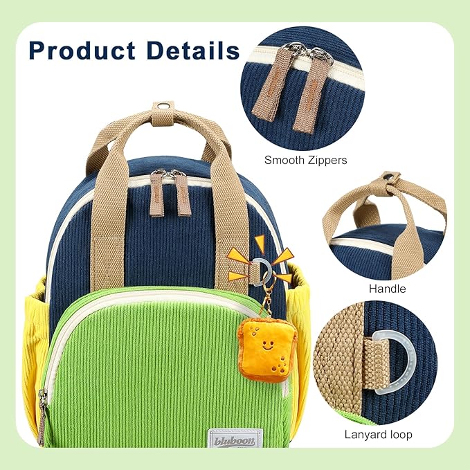 Bluboon Toddler Backpack for Girls Boys 2-4 Cute 12" Preschool Kindergarten Backpacks Kids Daycare Bags School Trave toddler boy christmas gifts for 2 3 4 year old boy