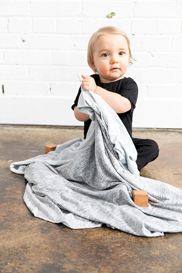 Copper Pearl Baby Swaddle Blanket - Premium Knit Baby Blanket, Large Soft Stretchy Receiving Blankets for Baby Boy and Girl, Swaddles for Newborn, Infant, and Toddler (Asher)