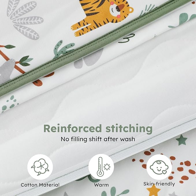 Baby Sleep Sack 18-24 Months, 2.5 TOG Cotton Winter Baby Wearable Blanket with 2-Way Zipper, Warm Soft Sleeping Bag for Toddler Boy Girl, XLarge Giraffe