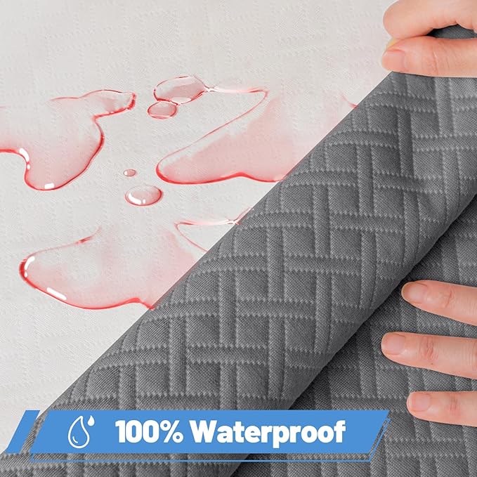 Premium Bamboo Mattress Protector – Twin Size, Waterproof, & Ultra Soft Breathable Noiseless Washable Bed Mattress Cover for Comfort & Protection MC03TWIN-LG