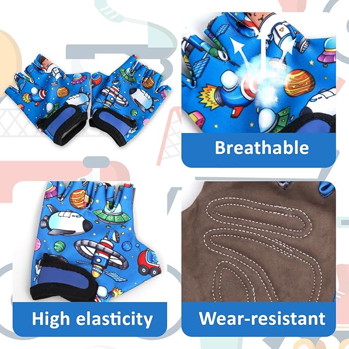 Kids Soft Knee and Elbow Pads, Children Protective Gear, Suitable for Boys and Girls Bike Ski Roller Skateboard