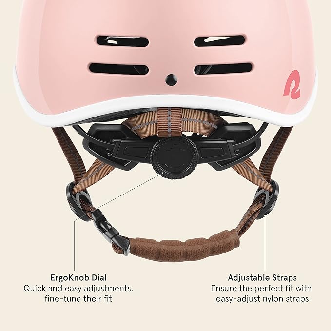 Retrospec Remi Kids Bike Helmet with Built-in Sun Visor - Adjustable Youth Safety Gear for Cycling, Skating & Scooters - 11 Air Vents, Washable Padding & Reflective Straps