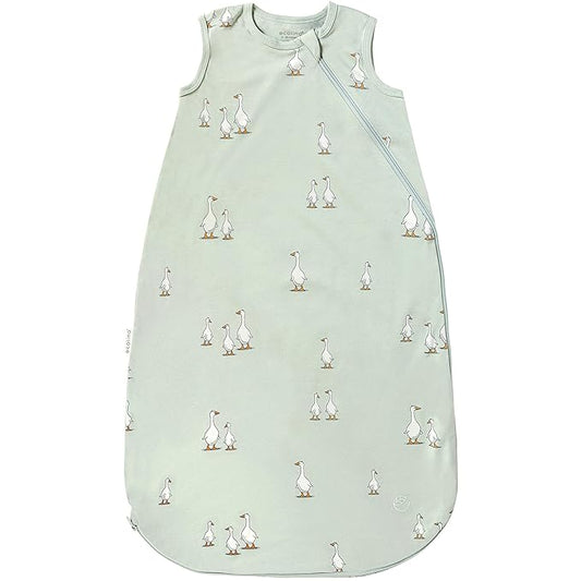 Ecolino Organic Cotton Baby Sleep Sack - 2-Way Zipper Baby Wearable Blanket - Infant Sleeping Bag Sack - 6-18 Months - Goose