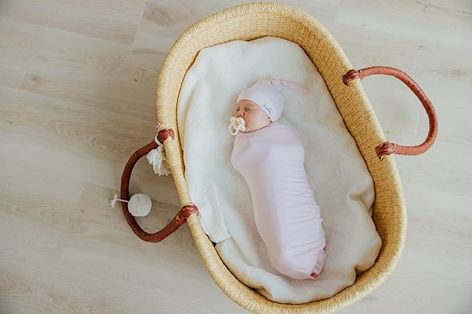 Copper Pearl Baby Swaddle Blanket - Premium Knit Baby Blanket, Large Soft Stretchy Receiving Blankets for Baby Girl, Swaddles for Newborn, Infant, and Toddler (Blossom)