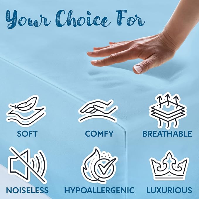 Guardmax Jersey Knitted Full Size Mattress Protector - Waterproof & Dust Mite Proof Mattress Cover with Stretchable Pockets - Soft, Comfortable, & Noiseless Waterproof Fitted Sheet.(54 x 75 x 13)