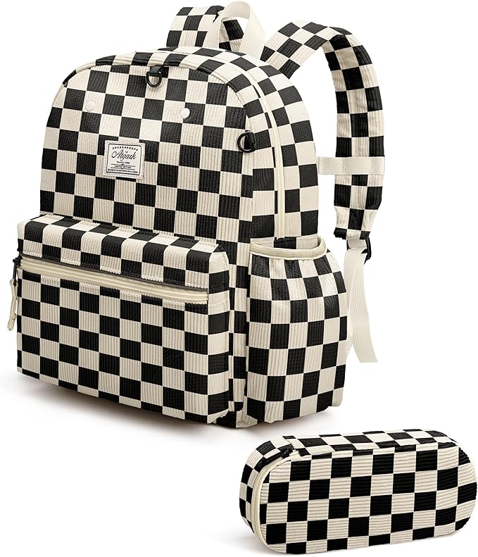 atgark Corduroy Toddler Backpack for Boys 2-5: Preschool Backpack for Boys With Pencil Case