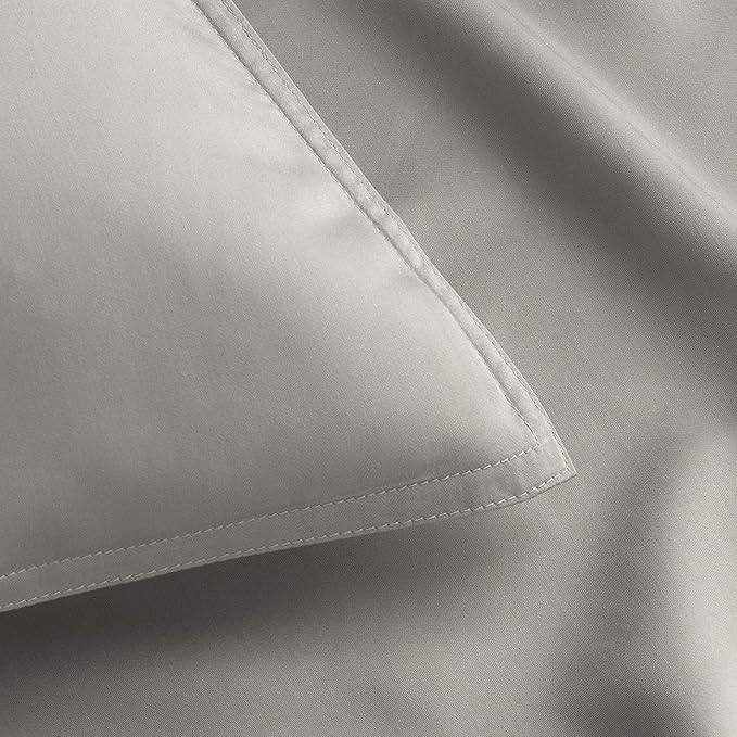 Pure Bamboo Twin Sheets, Genuine 100% Organic Viscose Derived from Bamboo Bed Sheet Set, Luxuriously Soft & Cooling, Double Stitching, 2 Year Quality Promise (Twin, Stripes)