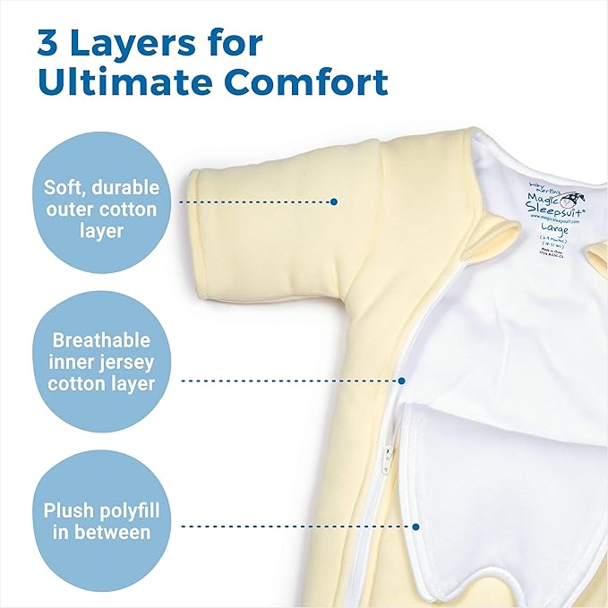 Magic Sleepsuit Baby Merlin's Microfleece Baby Swaddle Transition Product