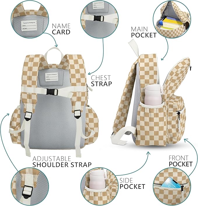 Corduroy Toddler Backpack for Boys 2-5: Preschool Backpack for Boys Girls - Cute Kids Backpack for Boys 13.5" H Fit Folder | Cute Kids Backpack, for Boys, Fit Folder