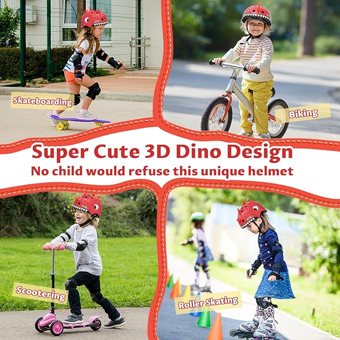 Toddler Helmets 2-4 Years, Lightweight Kids Bike Helmet for Year Boys Girls Multi-Sport Protection with 11 Vents, Child Toddler Bike Helmet for Bicycle Skateboard Scooter Roller