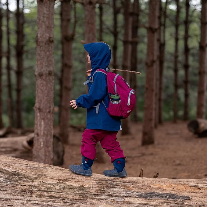 JAN & JUL Kids' Water Resistant Backpack for School, Lightweight Schoolbag for Boys and Girls (Wildberry, One Size)