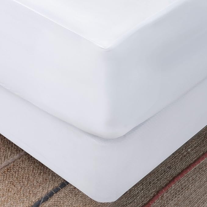 Guardmax Terry Cotton Crib Size Mattress Protector - Waterproof & Dust Mite Proof Mattress Cover with Stretchable Pockets - Soft, Comfortable, & Noiseless Waterproof Fitted Sheet.(28 x 52 x 7)