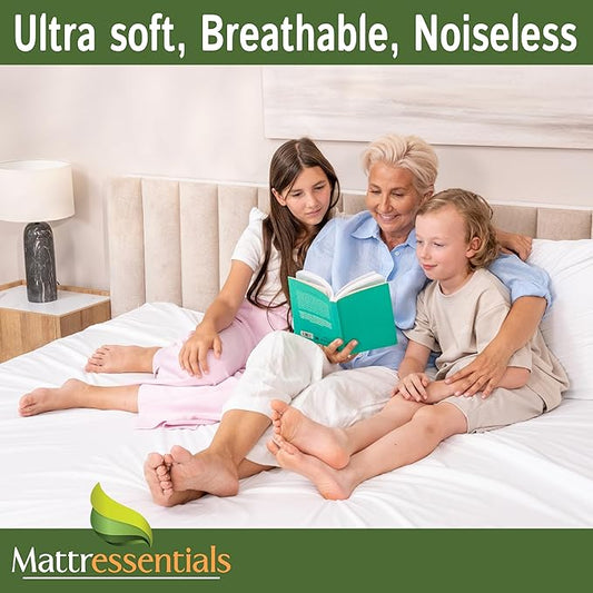 Zippered Twin XL Mattress Protector (11"-13" Depth) - Bed Bug Waterproof Mattress Cover, Premium Quality Hypoallergenic Encasement White