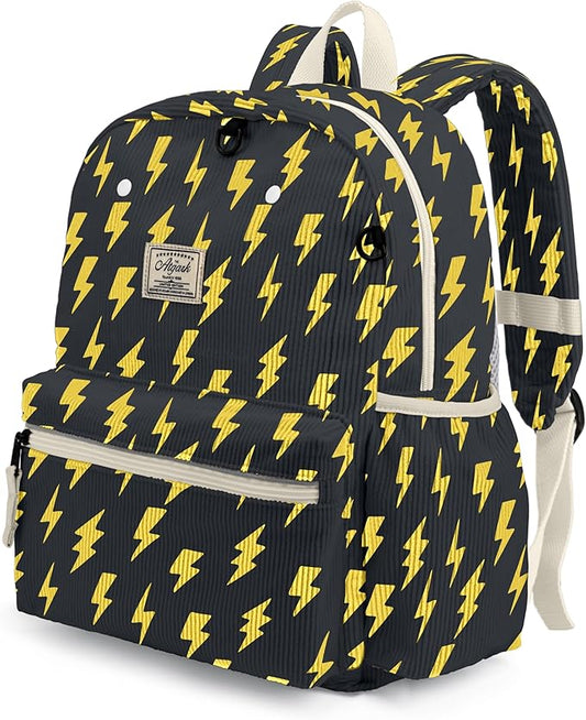 atgark Corduroy Toddler Backpack for Boys 2-5: Preschool Backpack for Boys