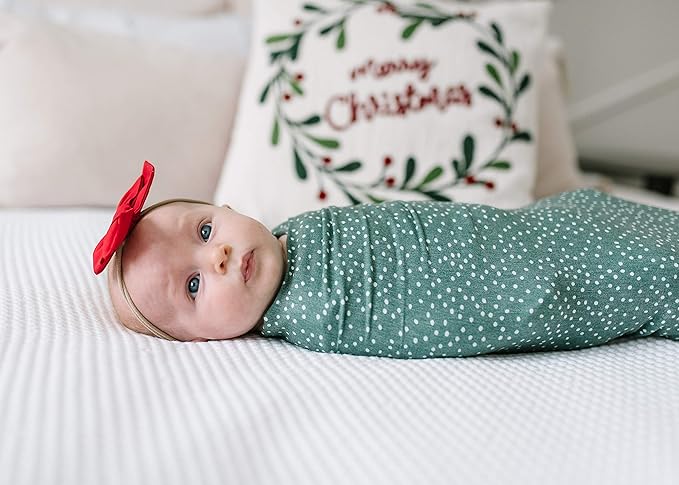 Copper Pearl Baby Swaddle Blanket - Premium Knit Baby Blanket, Large Soft Stretchy Receiving Blankets for Baby Boy and Girl, Swaddles for Newborn, Infant, and Toddler (Juniper)