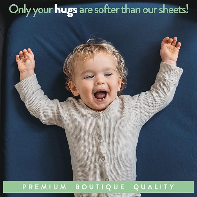 Bassinet Fitted Sheets 33x20 for Baby Beside Dreamer Bassinet & Bedside Sleeper – Snuggly Soft 100% Jersey Cotton – Cream + Brown – 2 Pack