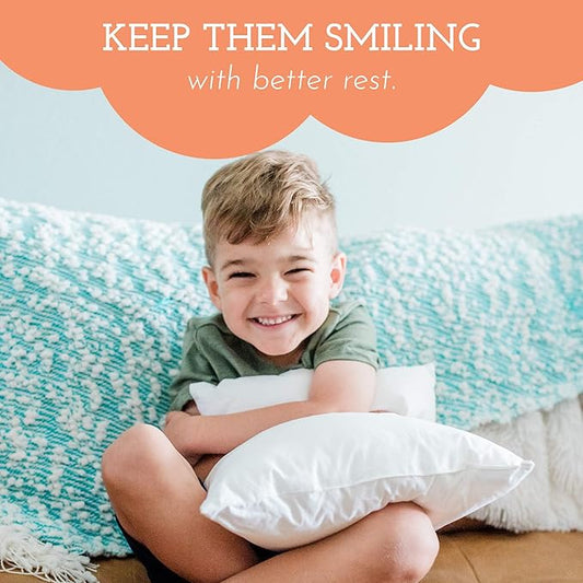 Youth Pillow - 16 X 22 - Soft & Hypoallergenic - Kids Sleeping Pillow - Toddler Bed Pillow - Perfect Size - Backed by Our Love The Fluff Guarantee (1 Pack)