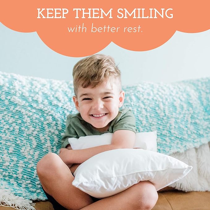 Little Sleepy Head Toddler Pillow 13x18 - Hypoallergenic Ergonomic Pillow for Sleeping, Nursery Pillow (1-Pack)