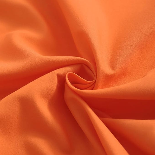 FLXXIE 2 Pack Microfiber Fitted Crib Sheets, Super Soft and Cozy Toddler Fitted Sheets for Standard Crib and Toddler Mattresses, 28x52, Orange