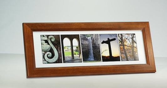 Creative Letter Art Personalized Sign in Nature Themed Alphabet Photograph Letters for Personalized Gift, Wedding, Graduation, Anniversary, Baby Name or any Occasion