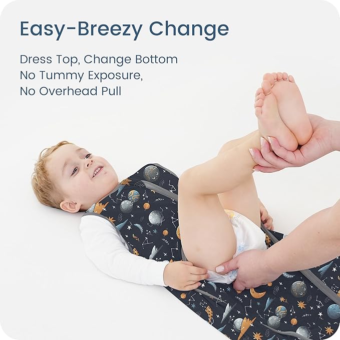 Toddler Sleep Sacks 2T-3T-4T, 0.5 TOG Light Summer Wearable Blankets, Extra Long XL Sleeping Bags, 2 Pack
