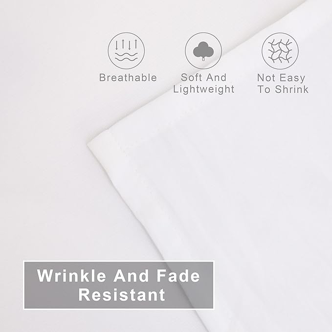 FLXXIE 4 Pieces Toddler Bedding Set, Soft and Breathable Microfiber Crib Sheet Set, Includes Quilted Comforter, Flat Top Sheet, Fitted Sheet, Envelope Pillow Case for Boys and Girls, White