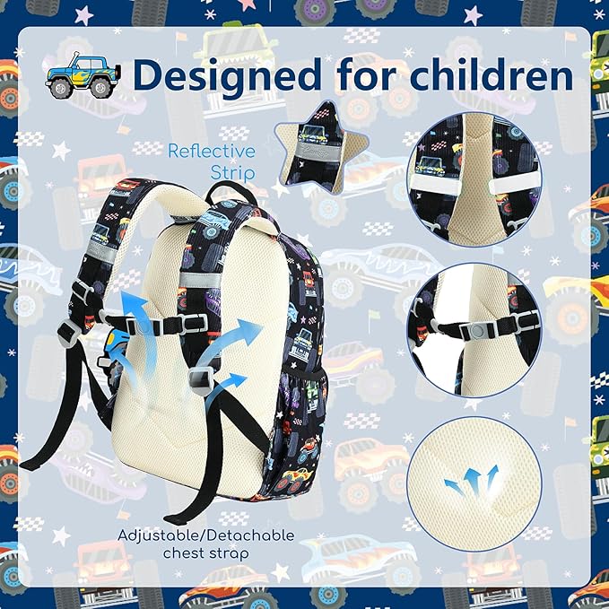 CAMTOP Kids Backpack Preschool Kindergarten Bookbag Toddler School Bag for Boys and Girls | Preschool, Kindergarten, Bookbag, Toddler