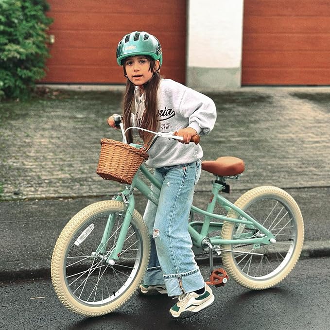 JOYSTAR Girls Bike for 2-12 Years Old Toddlers and Kids, 12" 14" 16" 18“ 20" Retro Style Kids Bike with Training Wheels, 18 20 Inch Children Bicycle with Kickstand