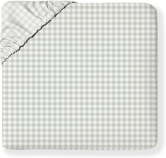 MakeMake Organics Organic Queen Fitted Sheet Set GOTS Certified Organic Cotton Fitted Sheet with Pillowcase Ultra Soft Non Toxic Breathable Hypoallergenic Colorful Neutral (Full, Weaves)