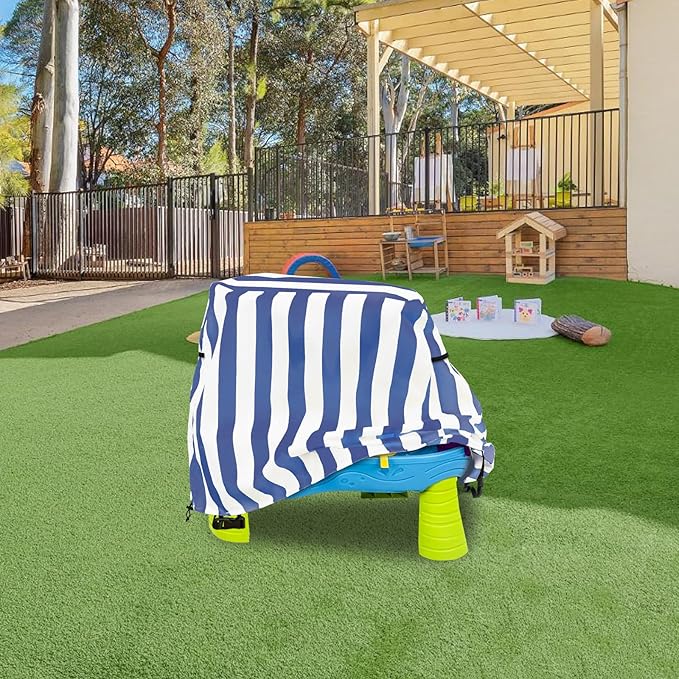 Kids Water Table Cover Fit Rain Showers Splash Pond Water Table,Waterproof Dust Proof Anti-UV Outdoor Toys Cover-Cover only