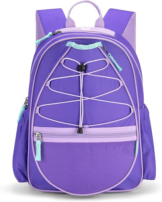 Choco Mocha Kids Tennis Bag Kids Tennis Backpack Youth & Junior Tennis Bag 16 Inch